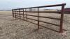 28&rsquo; 5 bar free standing panel w/ gate (E) - 3
