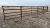 30&rsquo; 5 bar free standing panel w/ gate (D)