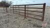 30&rsquo; 5 bar free standing panel w/ gate (D) - 2