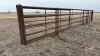 30&rsquo; 5 bar free standing panel w/ gate (C) - 2