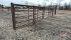 30&rsquo; 5 bar free standing panel w/ gate (B) - 3