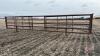 29&rsquo; 5 bar free standing panel w/ gate (A) - 3