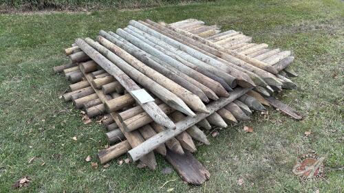 Used treated fence posts