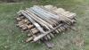 Used treated fence posts