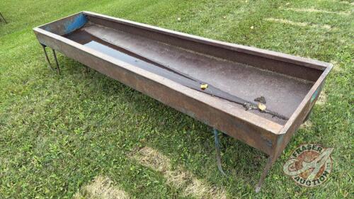 10&rsquo; Miami metal feed trough (F)
