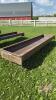 10&rsquo; Miami metal feed trough (D) - 2