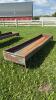 10&rsquo; Miami metal feed trough (C) - 2
