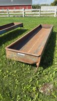 10&rsquo; Miami metal feed trough (B)