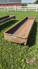 10&rsquo; Miami metal feed trough (B)
