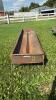 10&rsquo; Miami metal feed trough (A) - 2