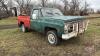 1976 GMC Sierra 2500 Truck (NOT RUNNING) with mounted Besler Industries truck mount hydraulic bale unroller, ODO N/A, VIN:TKL2461526927, Owner: Lauren J Campbell, Seller: Fraser Auction Service Ltd._______________________________*TOD* - 2