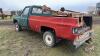 1976 GMC Sierra 2500 Truck (NOT RUNNING) with mounted Besler Industries truck mount hydraulic bale unroller, ODO N/A, VIN:TKL2461526927, Owner: Lauren J Campbell, Seller: Fraser Auction Service Ltd._______________________________*TOD* - 4