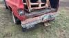 1976 GMC Sierra 2500 Truck (NOT RUNNING) with mounted Besler Industries truck mount hydraulic bale unroller, ODO N/A, VIN:TKL2461526927, Owner: Lauren J Campbell, Seller: Fraser Auction Service Ltd._______________________________*TOD* - 5