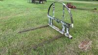 2-prong loader mount bale fork