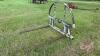 2-prong loader mount bale fork