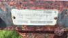 MF #84 5-bottom plow s/n 321-001520 - 8