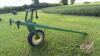 Single wheel tank hitch castor