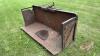 65&rdquo; 3 pt hitch manual dump scraper box - 6