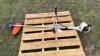 Stihl FS55 gas powered trimmer w/ blade attachment