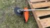 Stihl FS55 gas powered trimmer w/ blade attachment - 3