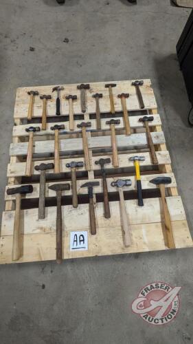 ball peen hammer lot. (Pallet AA)