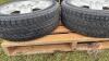 Used Uniroyal Tiger Paw P215/60R17 tires on Dodge 5-bolt rims - 6