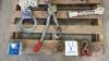 Pallet of assorted U clamps and come-along (Pallet V) - 2