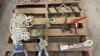 Pallet of assorted U clamps and come-along (Pallet V) - 3
