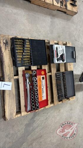 3/4&rdquo; Diamond socket set, Impact sockets, drill bit assortment, Weller solder iron (Pallet L)