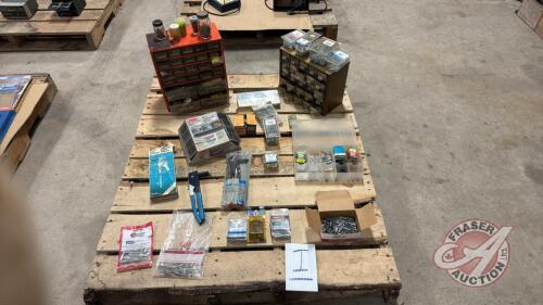Assortment of pop rivets, rivet tools, screws, ect (Pallet I)