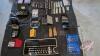 Drill bit lot. All sizes. Lots new never used. Wood spate bits. Coated step drill set with extra bits. S+D drill sets. Quick change drill bits. DeWalt,Snap on,Mastercraft etc. (Pallet C)
