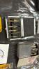 Drill bit lot. All sizes. Lots new never used. Wood spate bits. Coated step drill set with extra bits. S+D drill sets. Quick change drill bits. DeWalt,Snap on,Mastercraft etc. (Pallet C) - 6