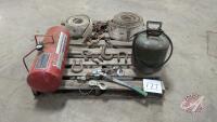 Air tanks, towing straps, logging chains and a come along. (TTT)