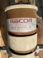 (2) Racor fuel and water separators