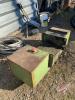 Auxiliary fuel tank for JD 2wd tractor