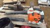 Pallet of toolbox trays, welding clamps, leaf blower, and c clamps Pallet O - 6