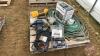 Pallet of LED lights, heat bulbs, brad nailer and garden hose Pallet H - 2