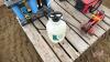 Pallet of drill press, filtration system and yard sprayer Pallet F - 3