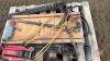 Assortment of jacks, fence tightener, tiger torch D - 2