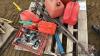 Assortment of Jerry cans, pry bars, gooseneck bars, grease gun Pallet C - 4