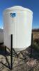 Ace Roto-Mold 500-gal cone bottom poly tank on stand (B) - 2