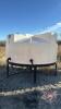 Ace Roto-Mold 800-gal cone bottom poly tank on stand