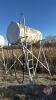 300gal fuel tank on stand with mounted ladder