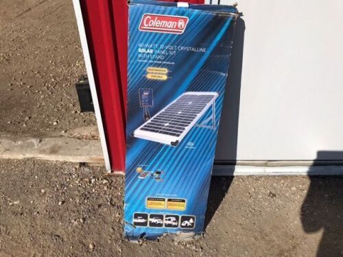 New Coleman 40-watt solar panel