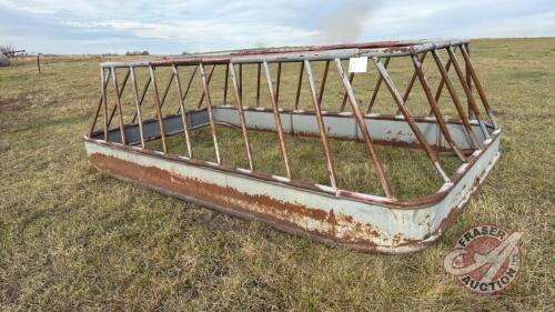 15&rsquo; Ranchers Welding 2 bale feeder (Gray) Unit D