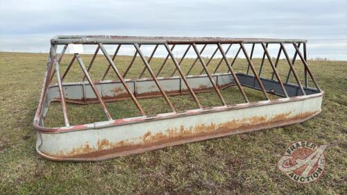 15&rsquo; Ranchers Welding 2 bale feeder (Gray) Unit B