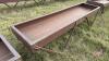 10&rsquo; metal feed trough (H) - 2