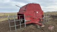 Rancher&rsquo;s welding 250-bushel creep feeder on wheels (A)