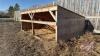 16&rsquo; wood calf shelter (A) - 2