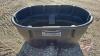 Rubbermaid 150-gal poly water trough (A)
